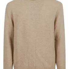 Свитер с круглым вырезом