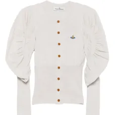 Кардиган с объемными рукавами