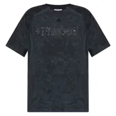 Хлопковая футболка с украшением из страз Хлопковая футболка с украшением из страз