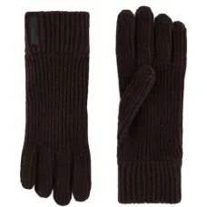 Кашемировые перчатки в рубчик