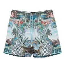 Шорты с леопардовым принтом