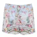 Шорты с кулиской и цветочным принтом