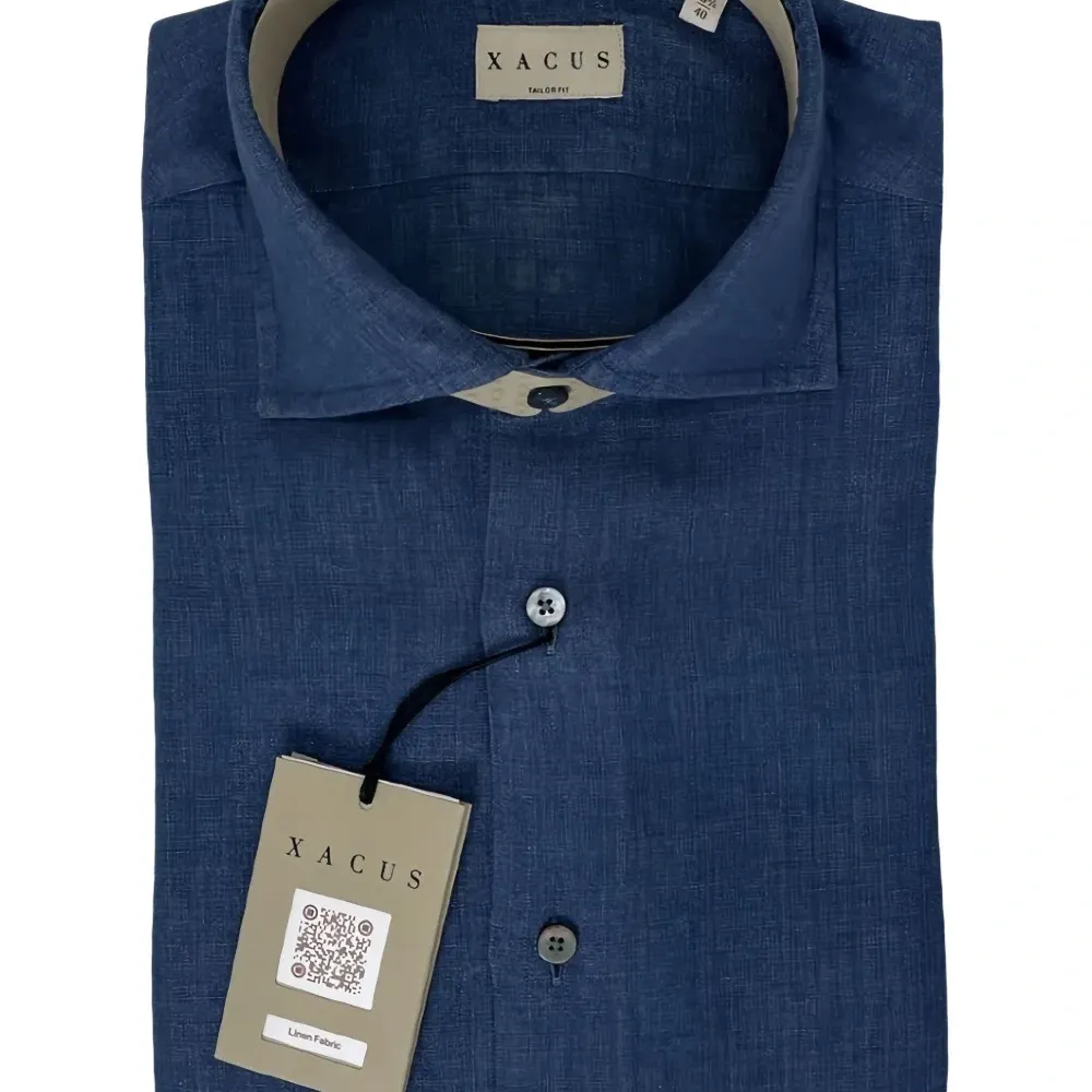 Рубашка на пуговицах с воротником-пуант