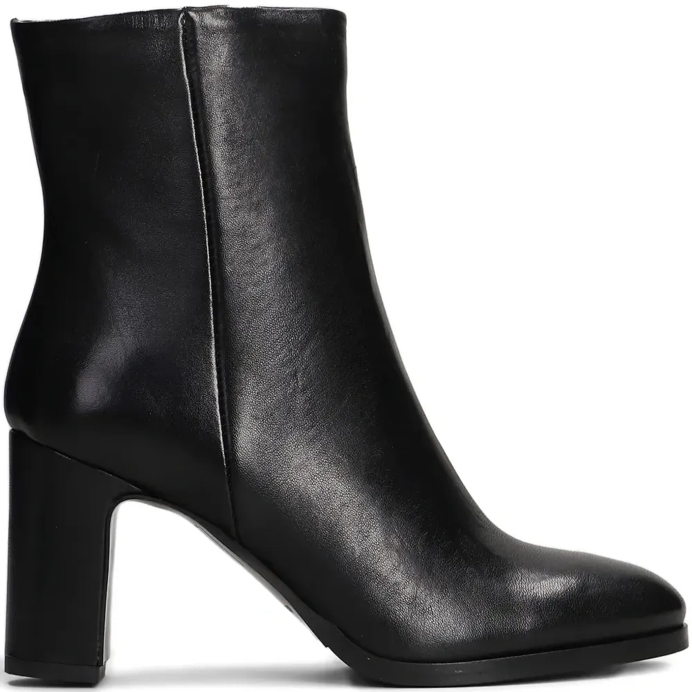 Ботильоны на блочном каблуке