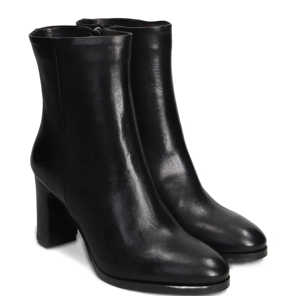 Ботильоны на блочном каблуке