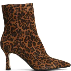 Ботильоны на шпильке с леопардовым принтом Ботильоны на шпильке с леопардовым принтом