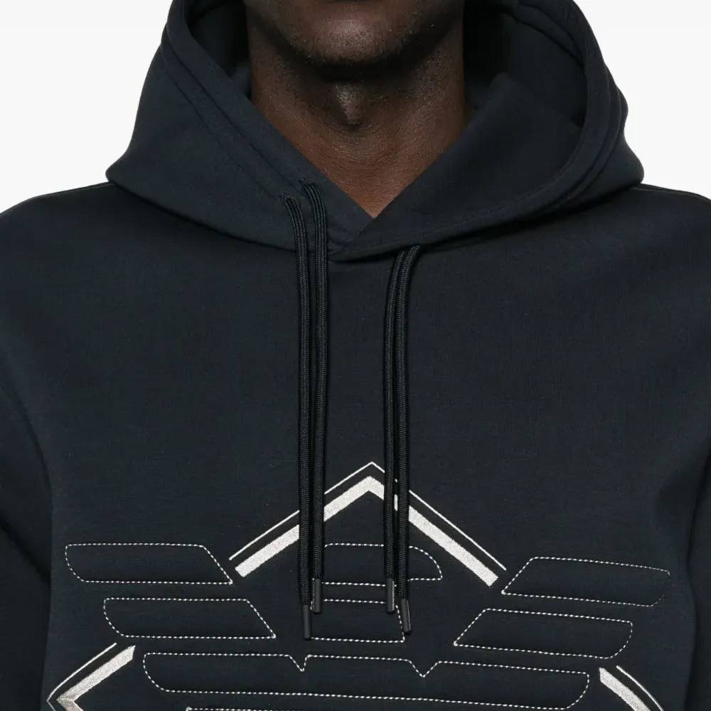 Худи с принтом и логотипом