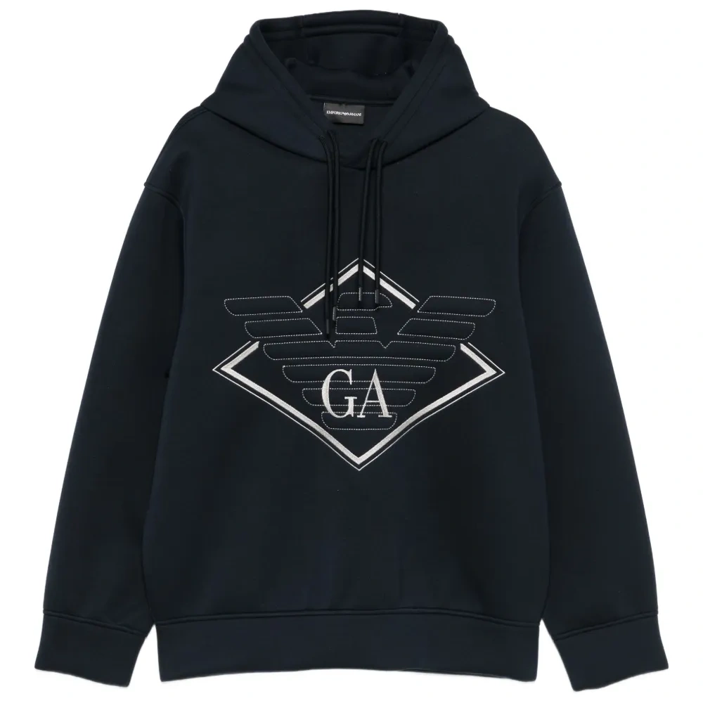 Худи с принтом и логотипом