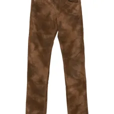 Брюки с эффектом потертости