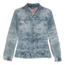 Джинсовая куртка на пуговицах