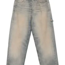 Джинсы с эффектом потертости