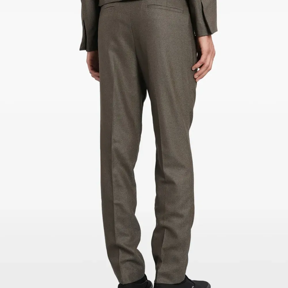 Брюки прямого кроя с карманами