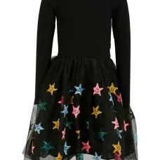 Платье из тюля с пайетками