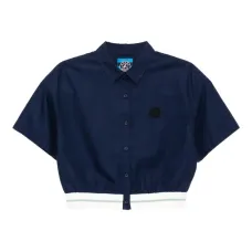 Рубашка с контрастной отделкой