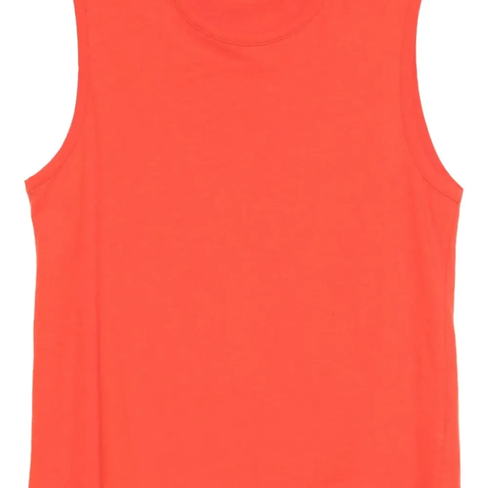 Топ без рукавов с круглым вырезом