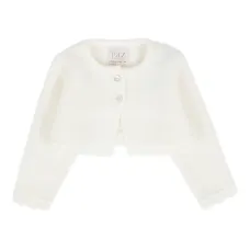 Шерстяной кардиган с фестонами