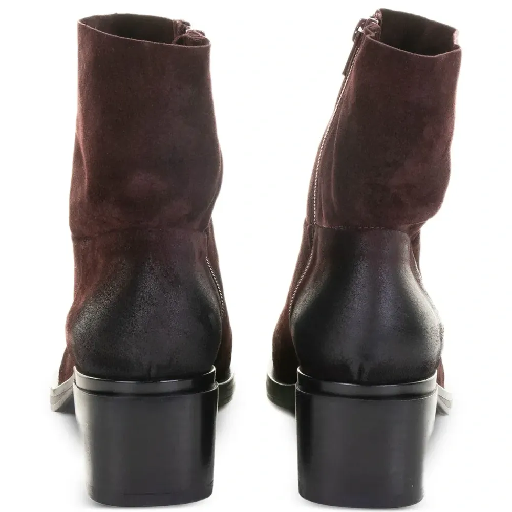 Ботинки на блочном каблуке