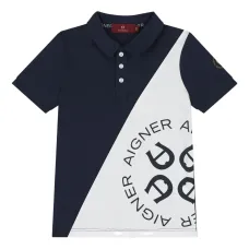 Рубашка поло в стиле колор-блок