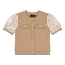 Блузка с короткими рукавами