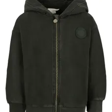 Худи на молнии с нашивкой-логотипом