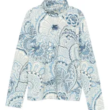 Свитер с узором «пейсли»