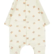 Стеганый ромпер с принтом