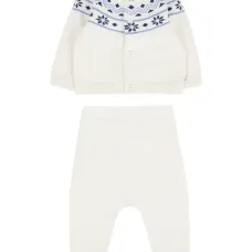 Комплект из топа и брюк с узором