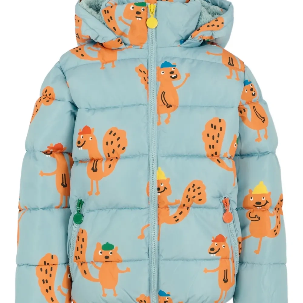 Пуховик с принтом Пуховик с принтом