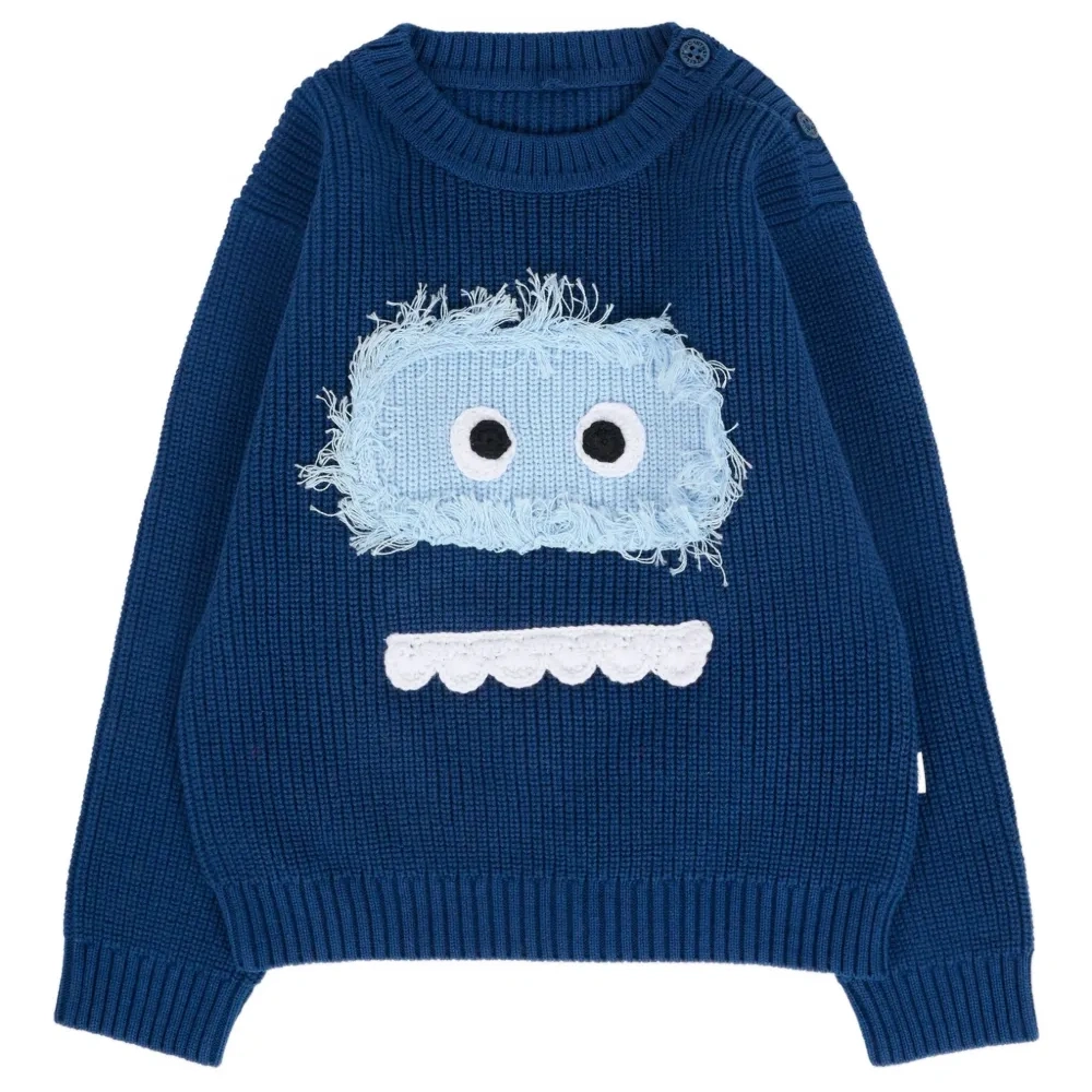 Свитер из органического хлопка с аппликацией Свитер из органического хлопка с аппликацией