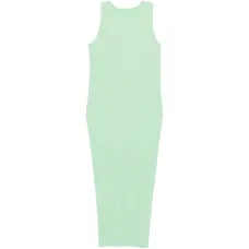 Платье без рукавов с плиссировкой