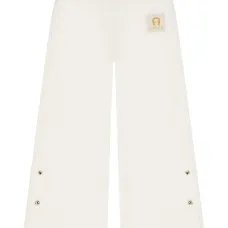 Брюки с нашивкой-логотипом