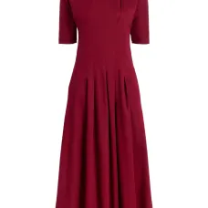 Платье миди Ainsley с короткими рукавами