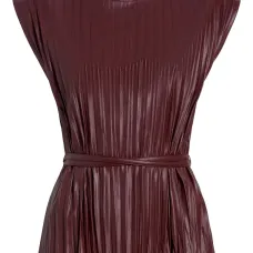 Плиссированный топ Lyra с поясом