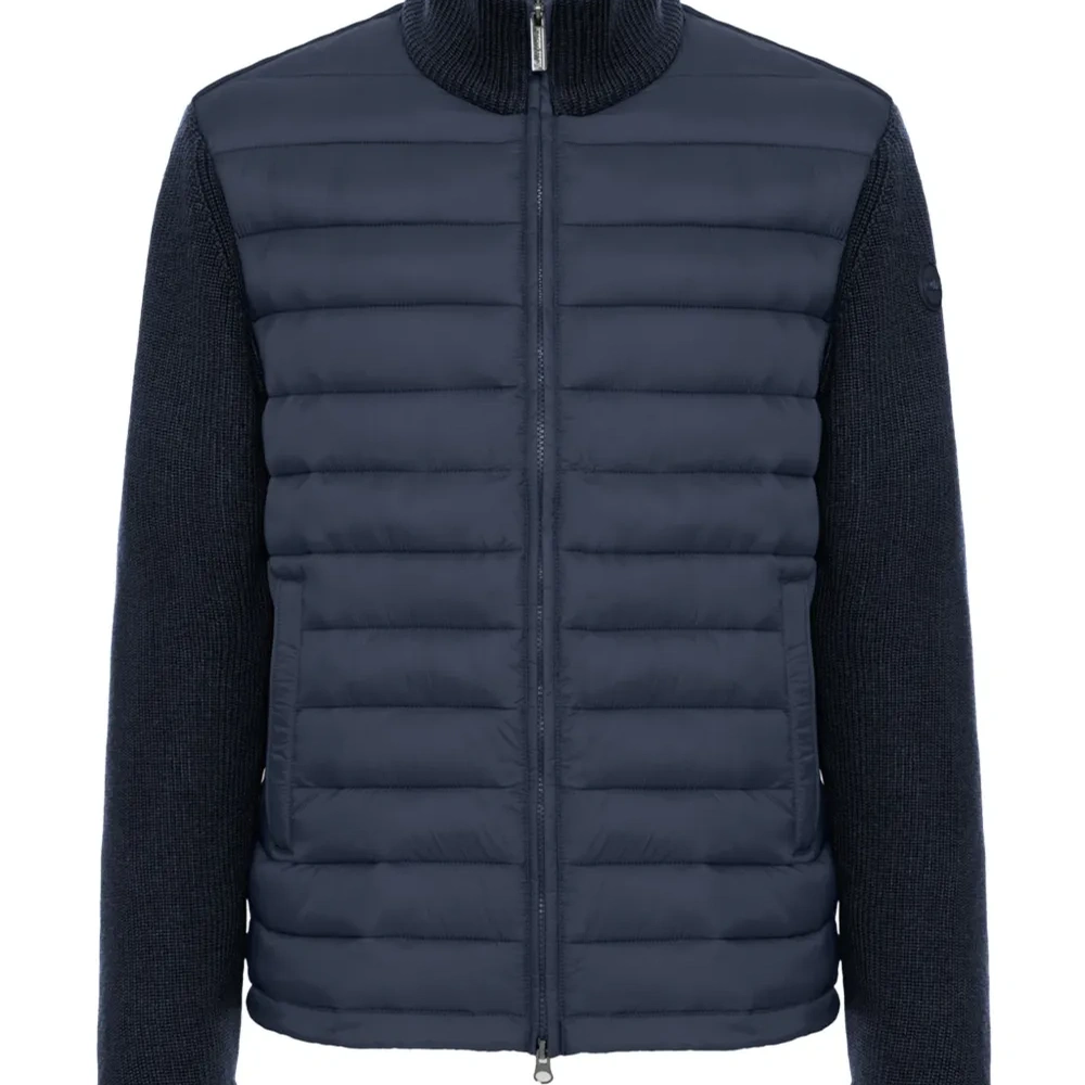 Стеганая куртка в рубчик