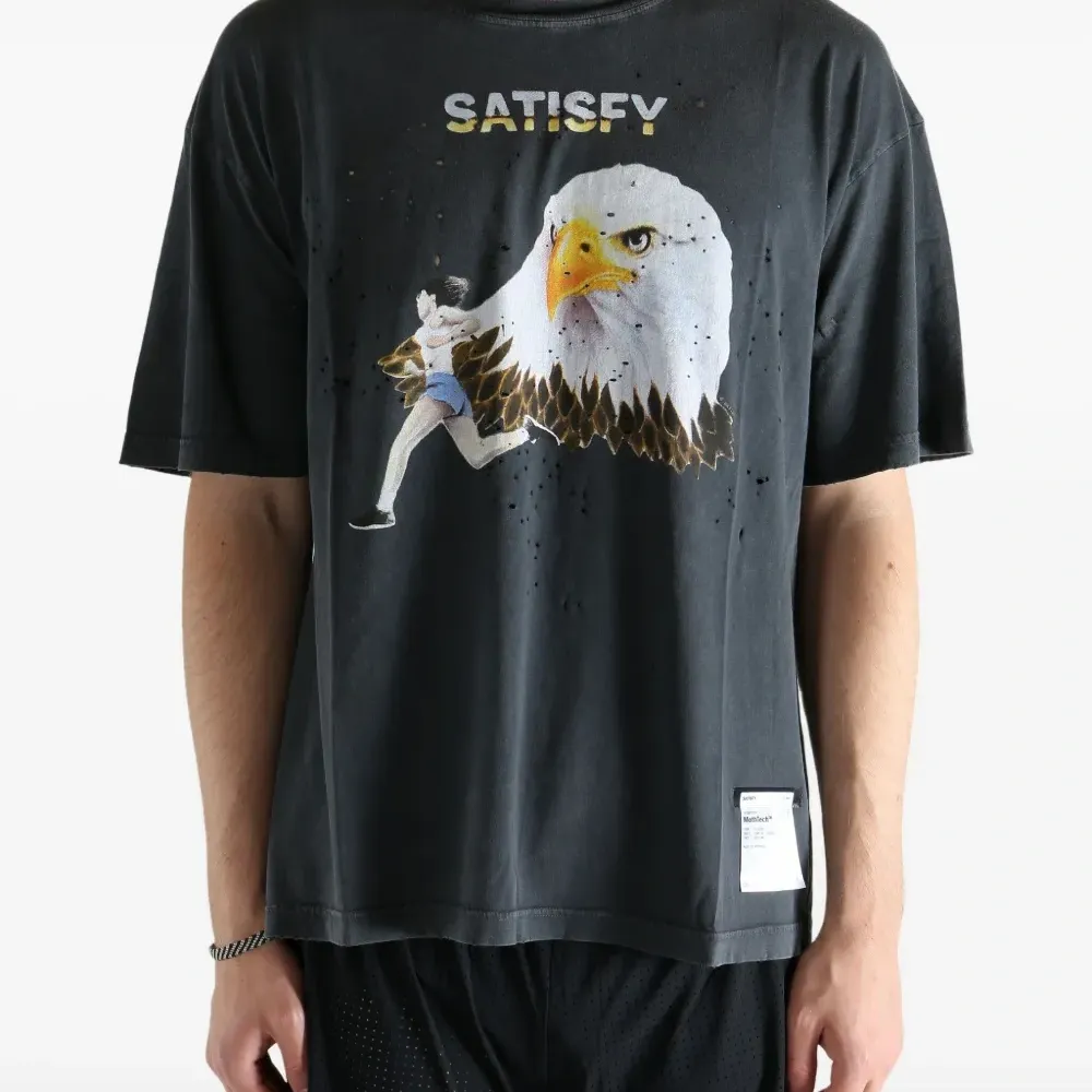 Футболка MothTech™ с изображением орла и эффектом состаренности