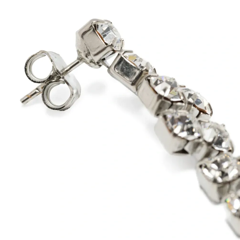 Серьги-подвески с кристаллами Серьги-подвески с кристаллами