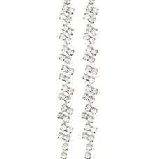 Серьги-подвески с кристаллами