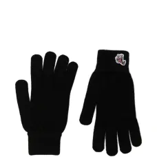 Шерстяные перчатки с аппликацией