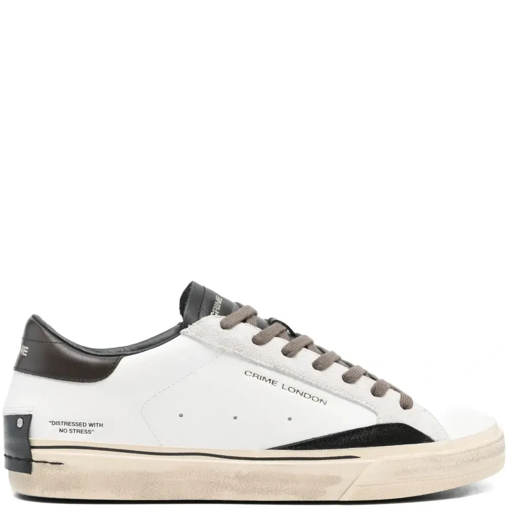 Кожаные кроссовки Distressed