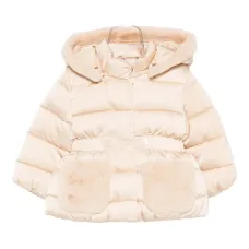 Стеганая куртка с капюшоном