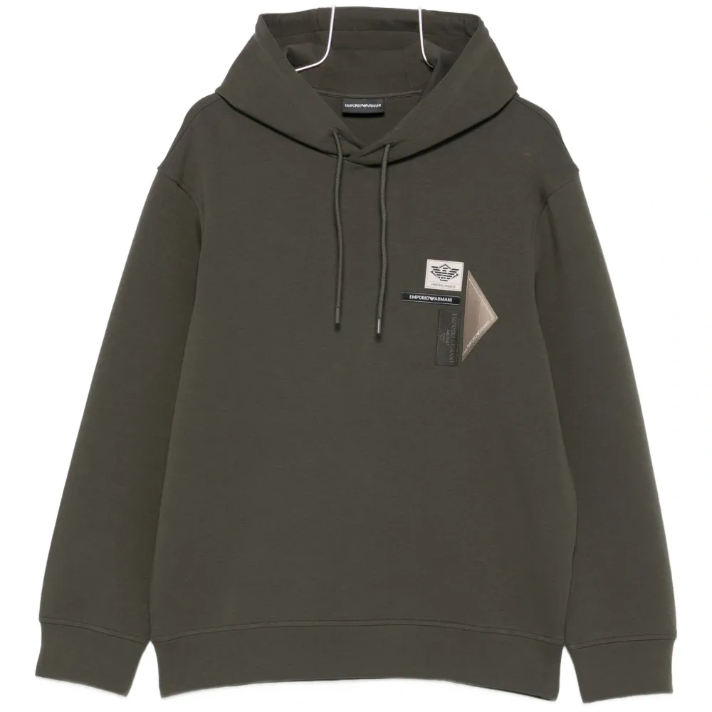 Худи с нашивкой-логотипом