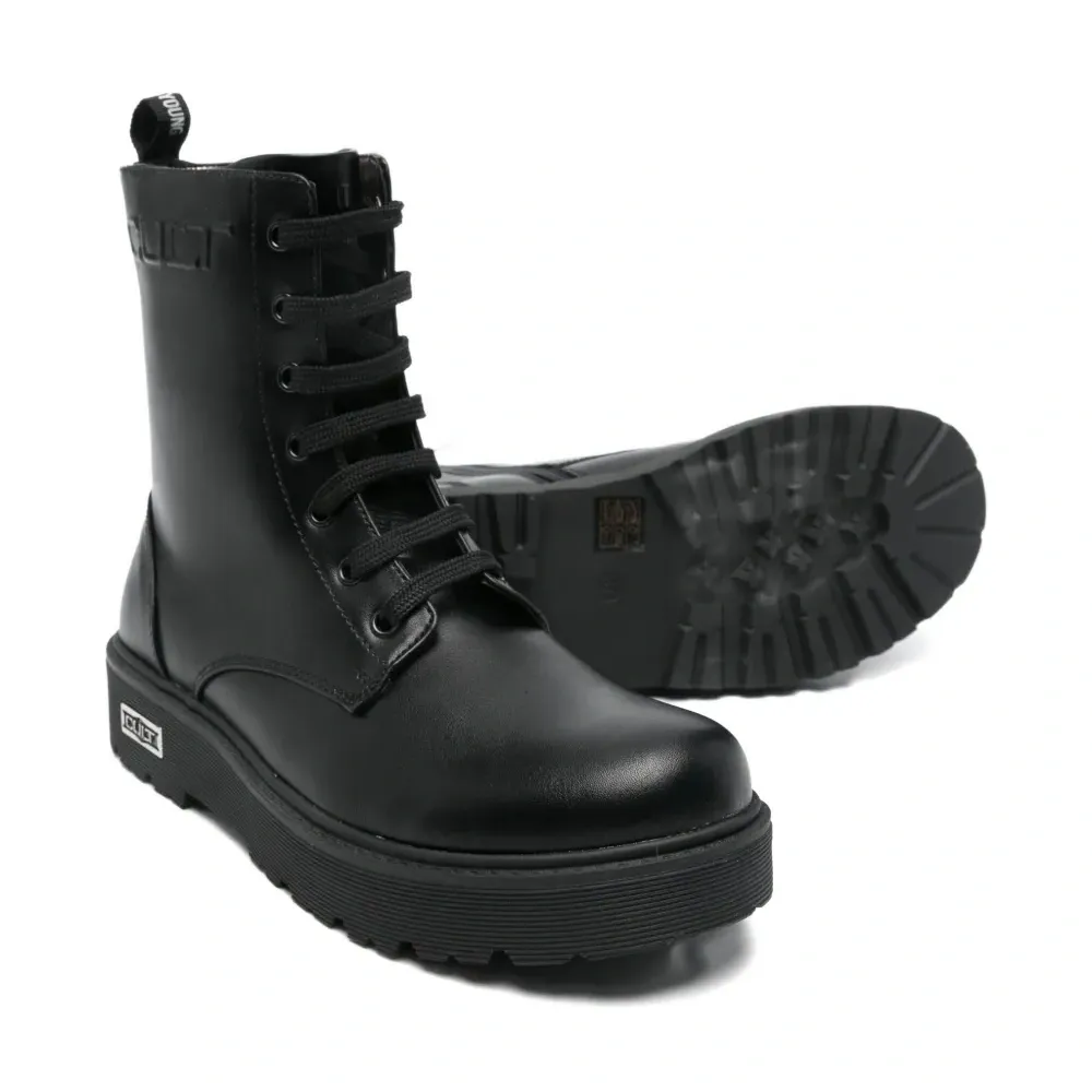 Ботинки на платформе со шнуровкой