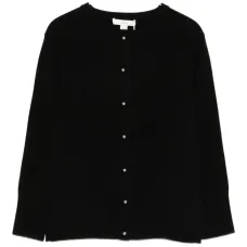 Кардиган с воротником-стойкой