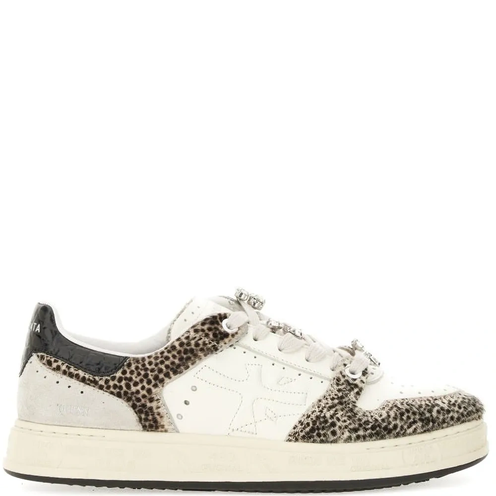 Кроссовки Quinnd 7655 с анималистичным принтом