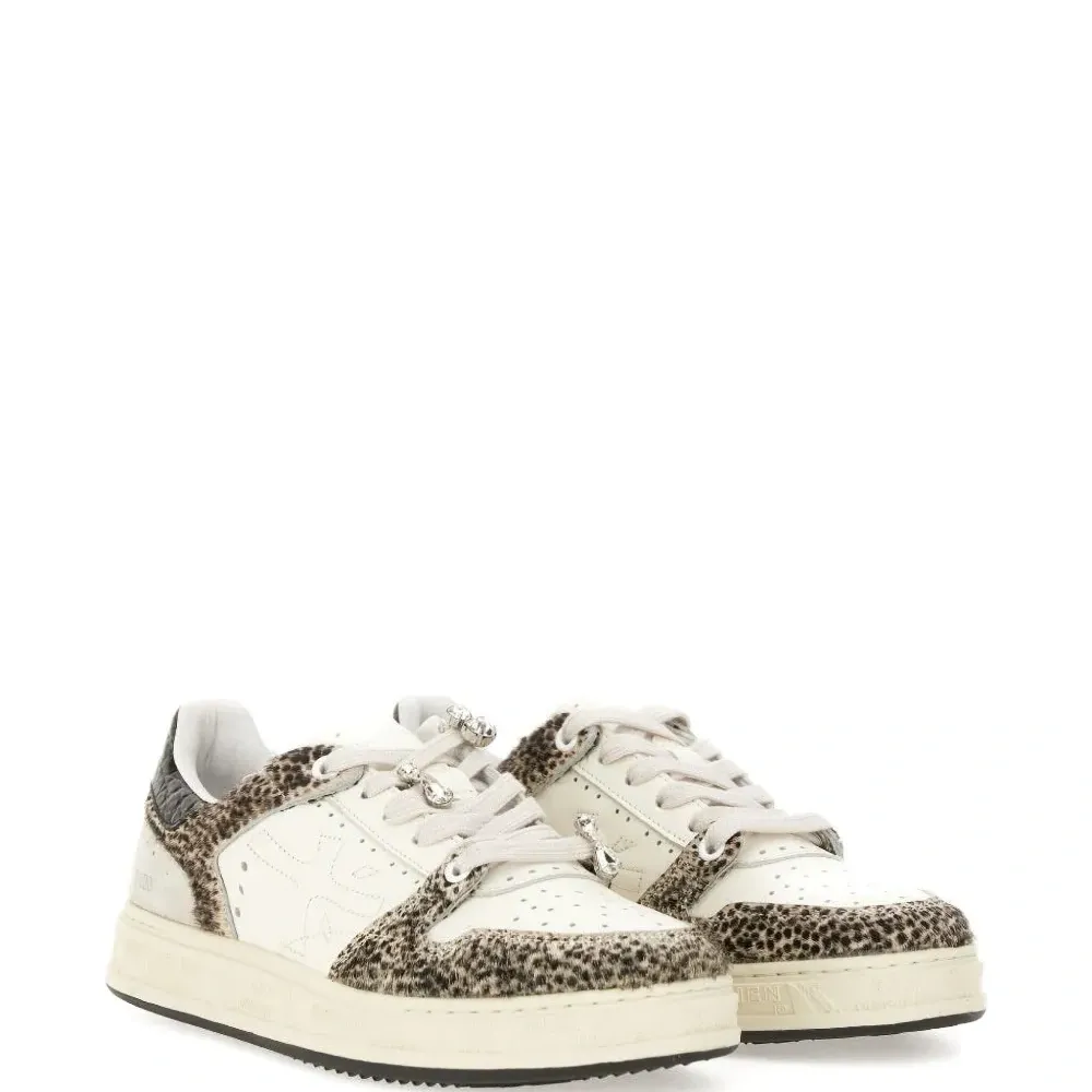 Кроссовки Quinnd 7655 с анималистичным принтом