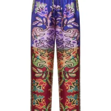 Брюки с принтом по всей поверхности