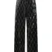 Брюки с ромбовидным узором