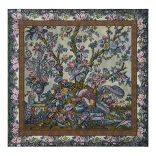 Шарф с цветочным узором