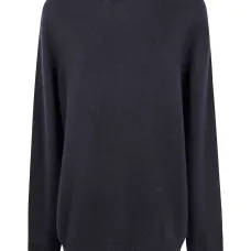 Джемпер из мериноса с круглым вырезом