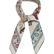 Шелковый шарф с цветочным узором